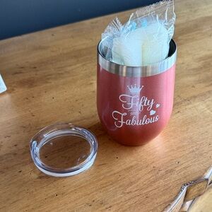 Fifty and Fabulous Insulated Tumbler